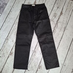 Free People WE THE FREE Black Faux Leather Pants